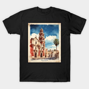 Aquismon San Luis Potosi Mexico Vintage Tourism Travel T-Shirt